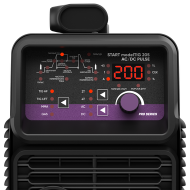 START 205 modelTIG AC/DC TIG PULSE