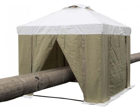 Tent 2,5Х2,0 (М) ПВХ+Брезент. Каркас из квадратной трубы 20Х20 мм.