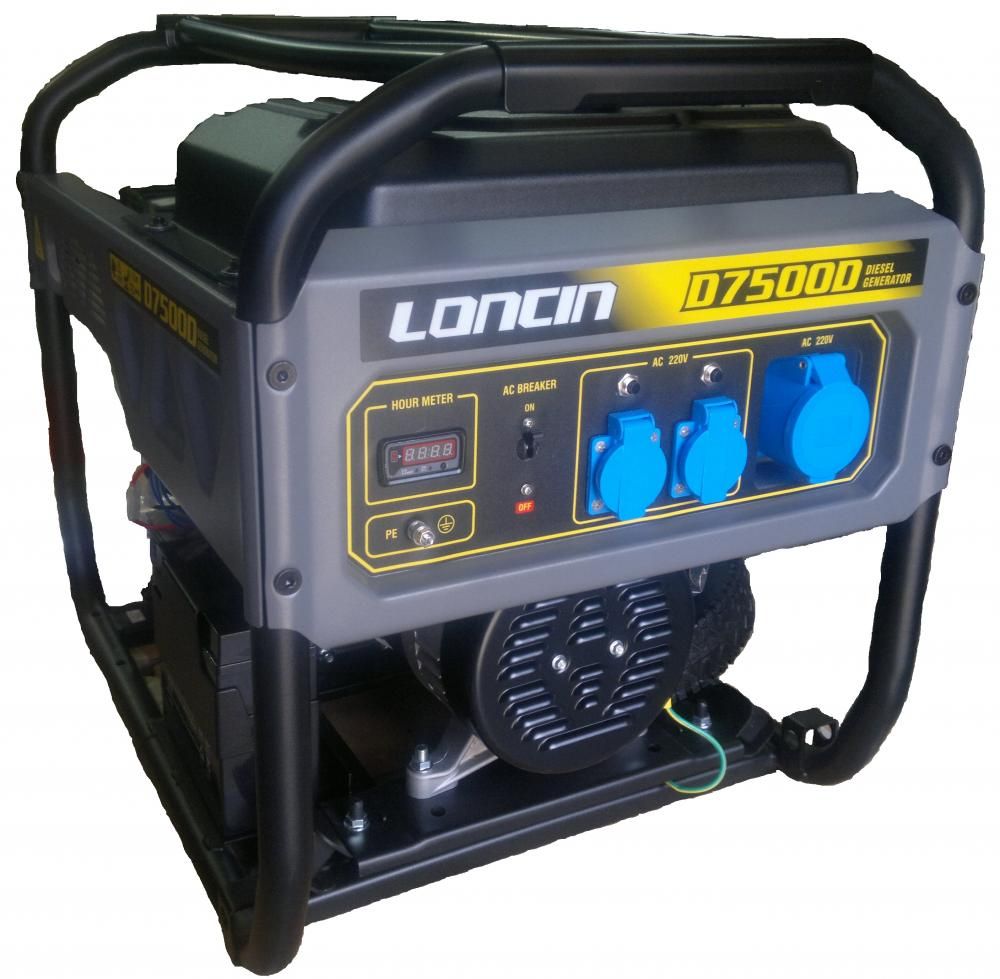 P квт. Loncin LCD 7500 D. Генератор юамара Юлзы.