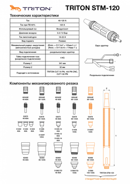 TRITON STM-120 (12 метров) раздельное подключение