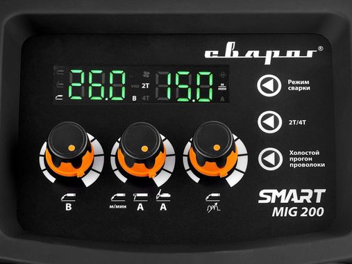 Сварог REAL SMART MIG 200 BLACK (N2A5)