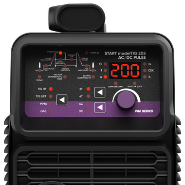 START 205 modelTIG AC/DC TIG PULSE