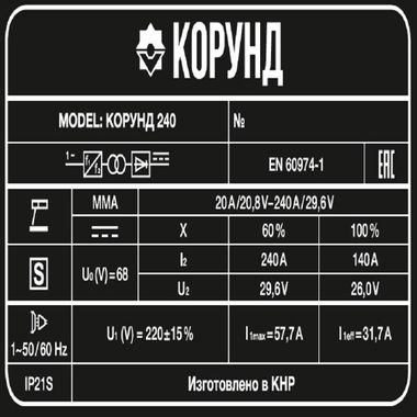FoxWeld Корунд 240