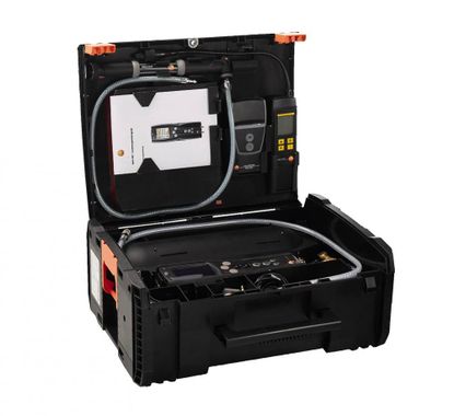 Testo Системный кейс для testo 324 в комплекте с насосом, соединительным блоком и соединительными шлангами