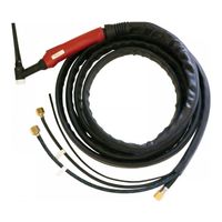 Aurora Горелка TIG 18 320A(100%) M12x1, 1/4G, 3/8G, 8m-вода (без управляющих разъемов)