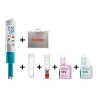 Testo 206 pH1 в комплекте с кейсом и буферными растворами
