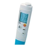 Testo 206 pH2 в комплекте с кейсом и буферными растворами