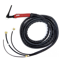 Aurora TIG 18 320A(100%) M12x1, 1/4G, 3/8G, 4m-вода (без управляющих разъемов)