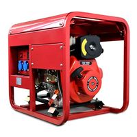 Redvolt С ДИЗ./ДВИГ. 192FE И ГЕНЕРАТОРОМ 7,0 КВТ (ЭЛ. СТАРТ, ПОДГОТОВКА ПОД ATS) (3 ФАЗЫ)