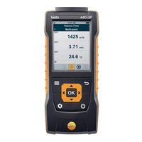 Testo Прибор для измерения скорости и оценки качества воздуха 440 dP